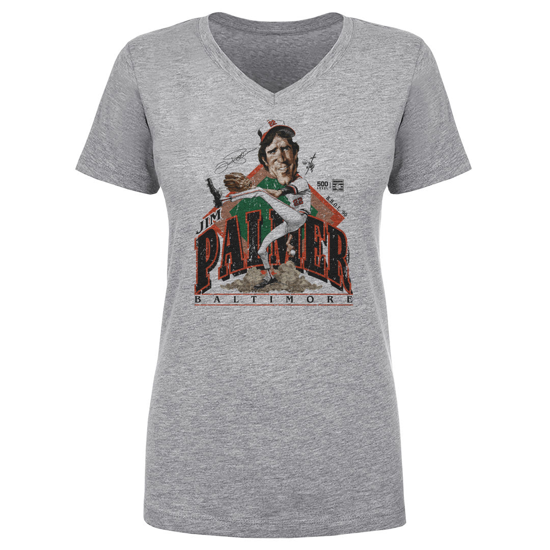 Jim Palmer Women's V-Neck T-Shirt | 500 LEVEL