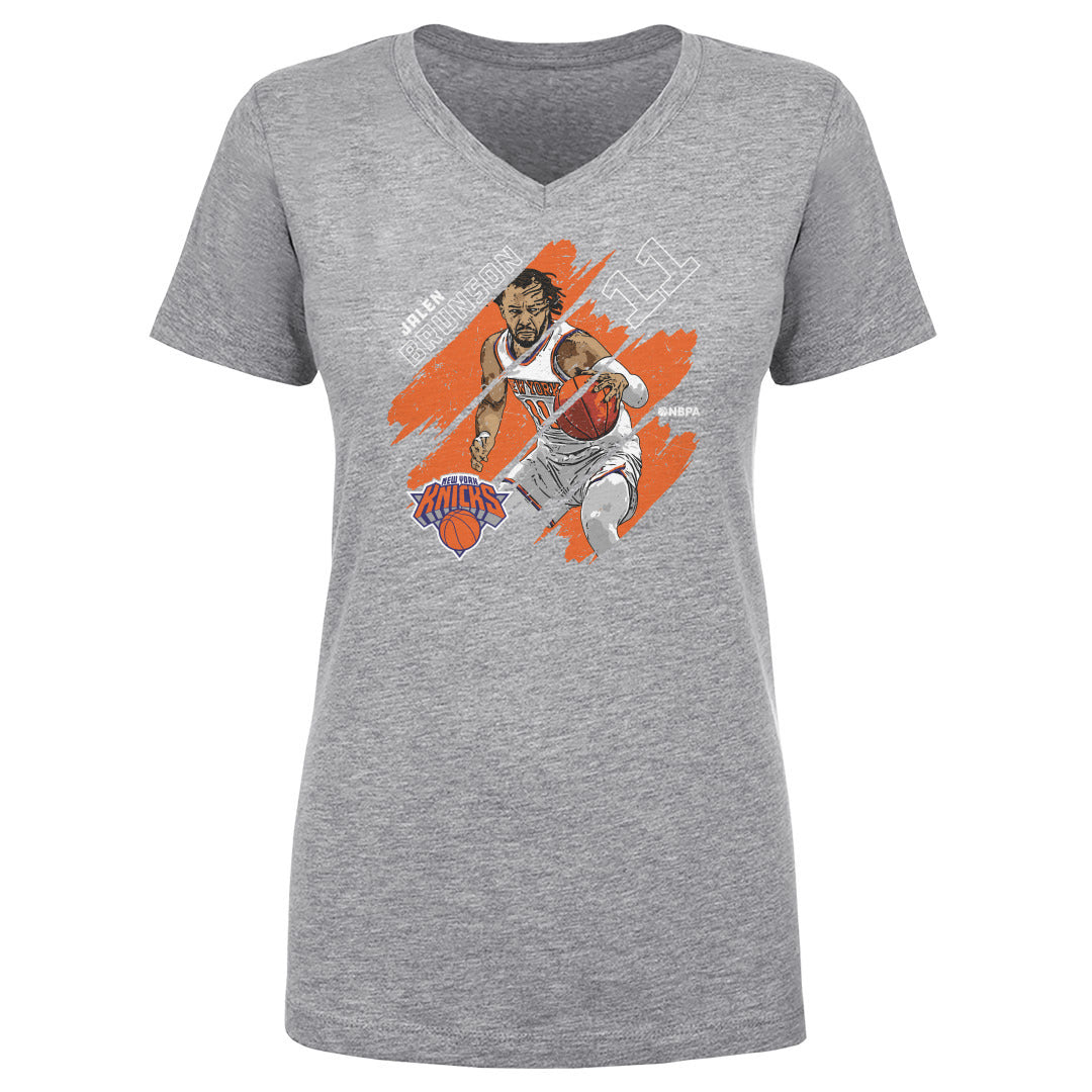 Jalen Brunson Women's V-Neck T-Shirt | 500 LEVEL