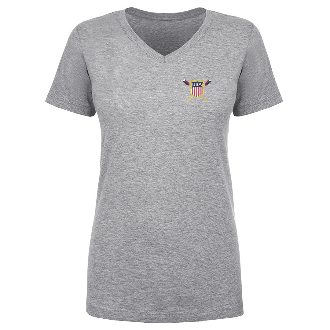 USRowing Women's V-Neck T-Shirt | 500 LEVEL