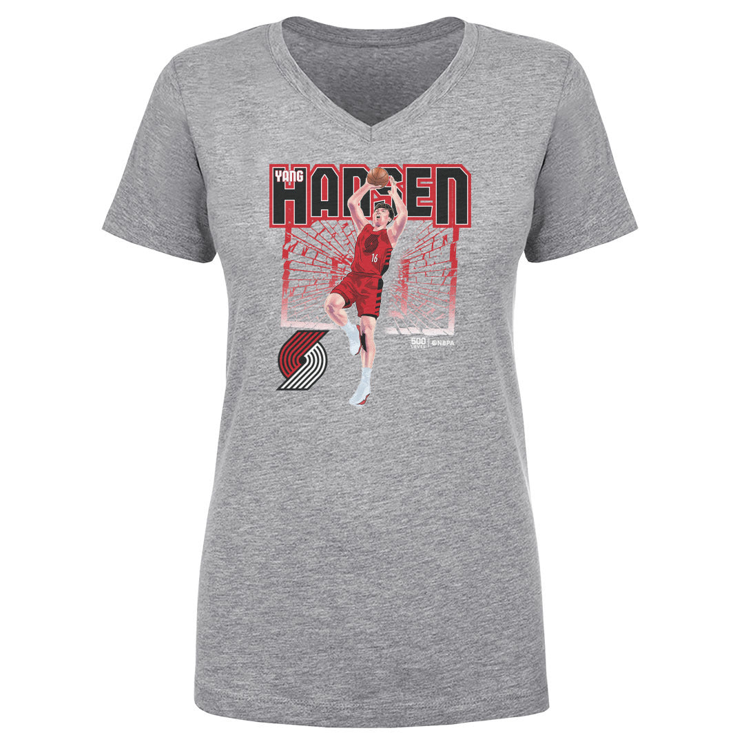 Yang Hansen Women's V-Neck T-Shirt | 500 LEVEL