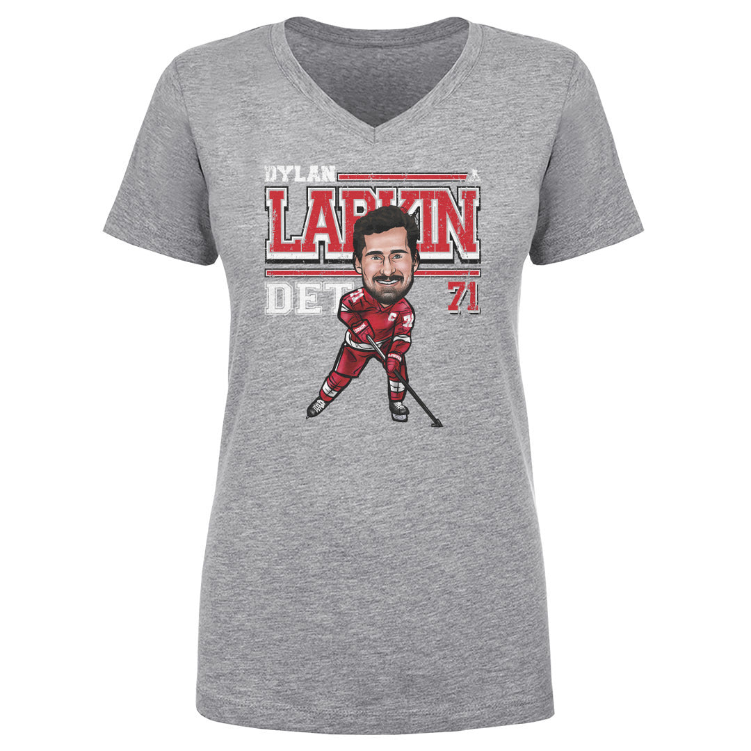 Dylan Larkin Women's V-Neck T-Shirt | 500 LEVEL