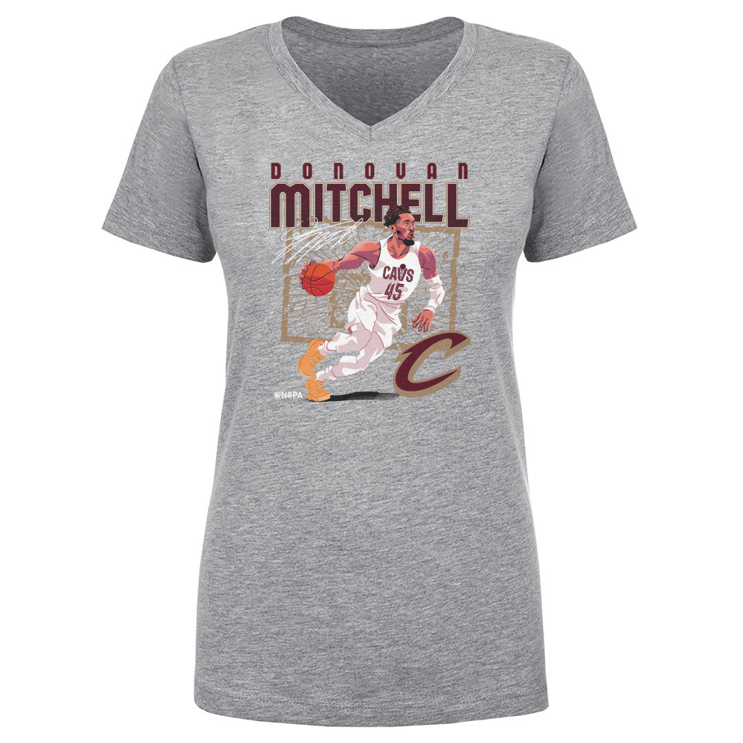 Donovan Mitchell Women's V-Neck T-Shirt | 500 LEVEL