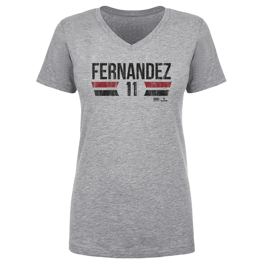 Jose Fernandez Women's V-Neck T-Shirt | 500 LEVEL