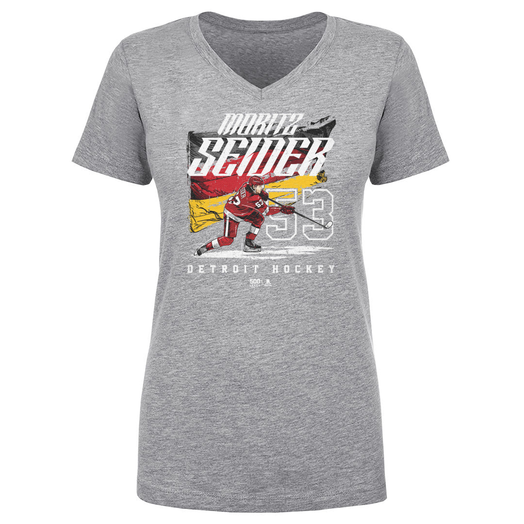 Moritz Seider Women's V-Neck T-Shirt | 500 LEVEL