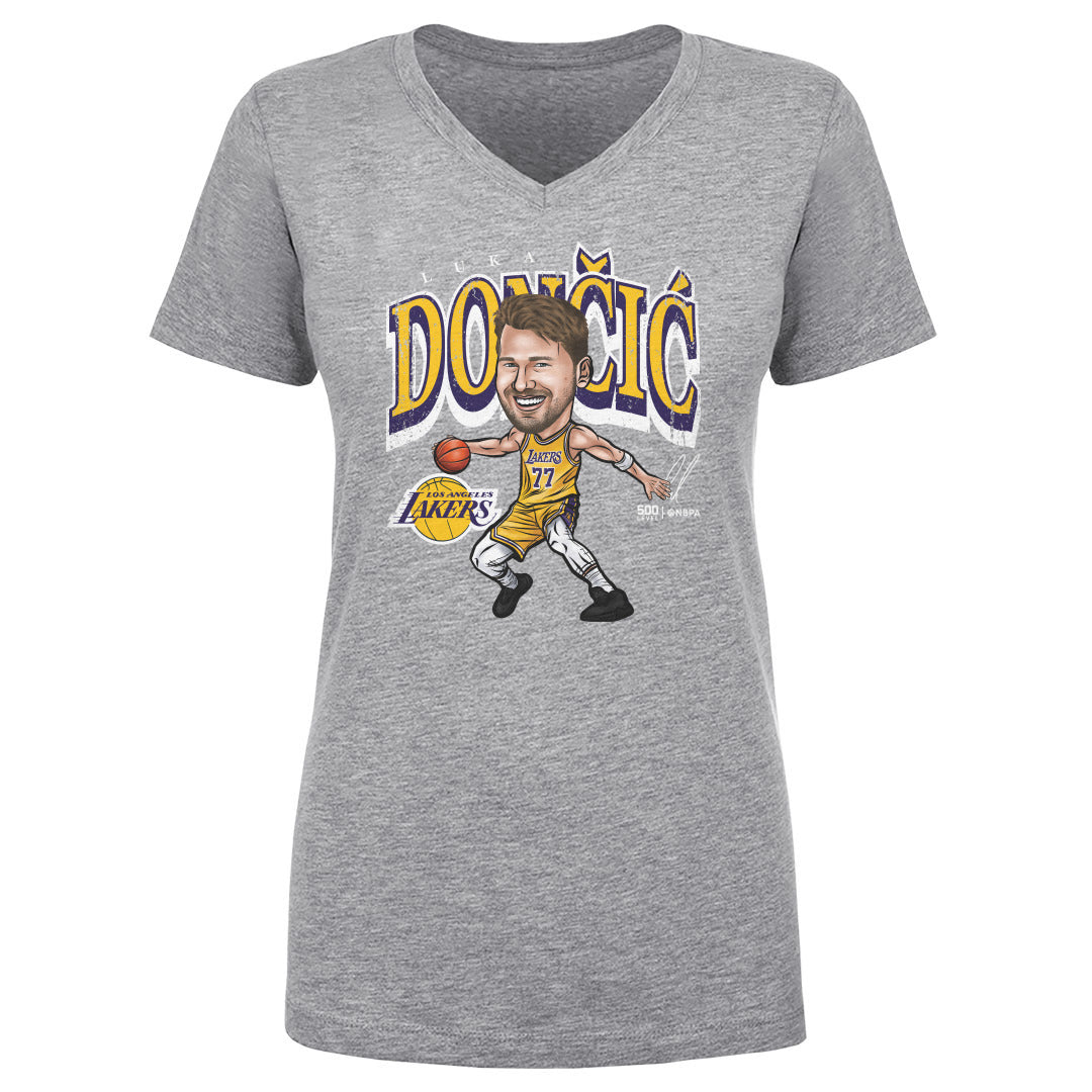 Luka Doncic Women's V-Neck T-Shirt | 500 LEVEL
