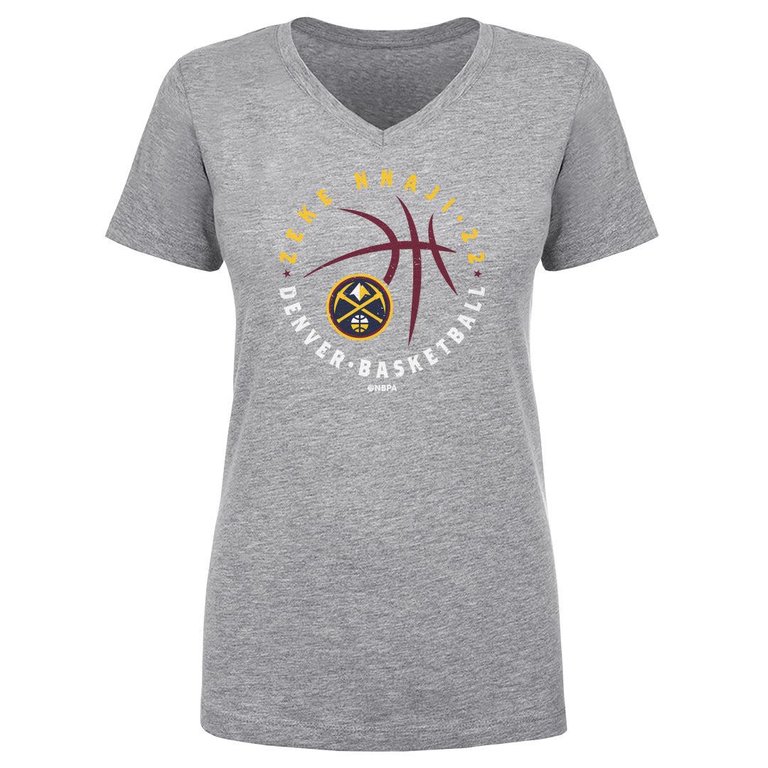 Zeke Nnaji Women's V-Neck T-Shirt | 500 LEVEL