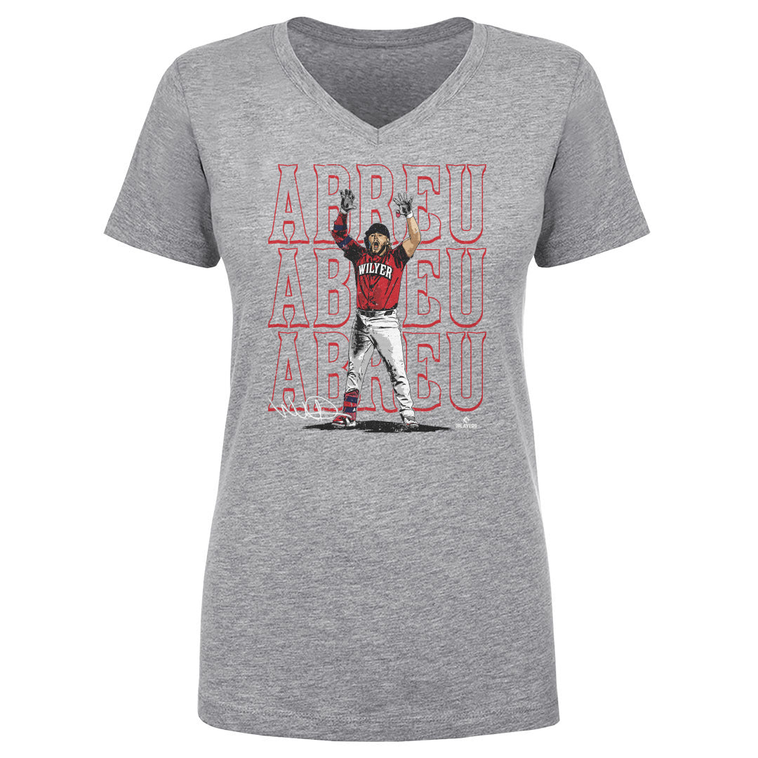 Wilyer Abreu Women's V-Neck T-Shirt | 500 LEVEL