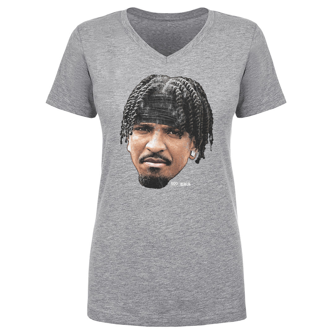 Jayden Daniels Women's V-Neck T-Shirt | 500 LEVEL