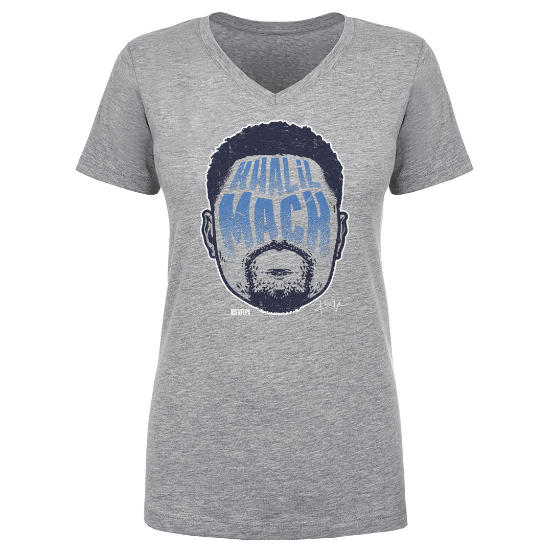 Khalil Mack Women's V-Neck T-Shirt | 500 LEVEL