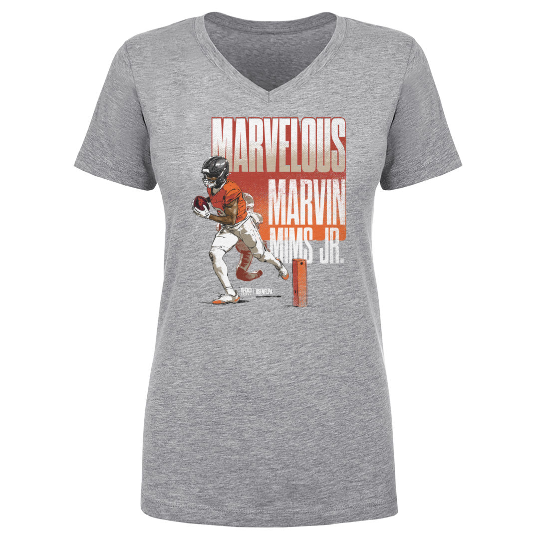 Marvin Mims Women's V-Neck T-Shirt | 500 LEVEL
