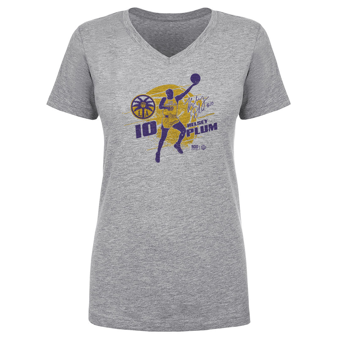 Kelsey Plum Women's V-Neck T-Shirt | 500 LEVEL