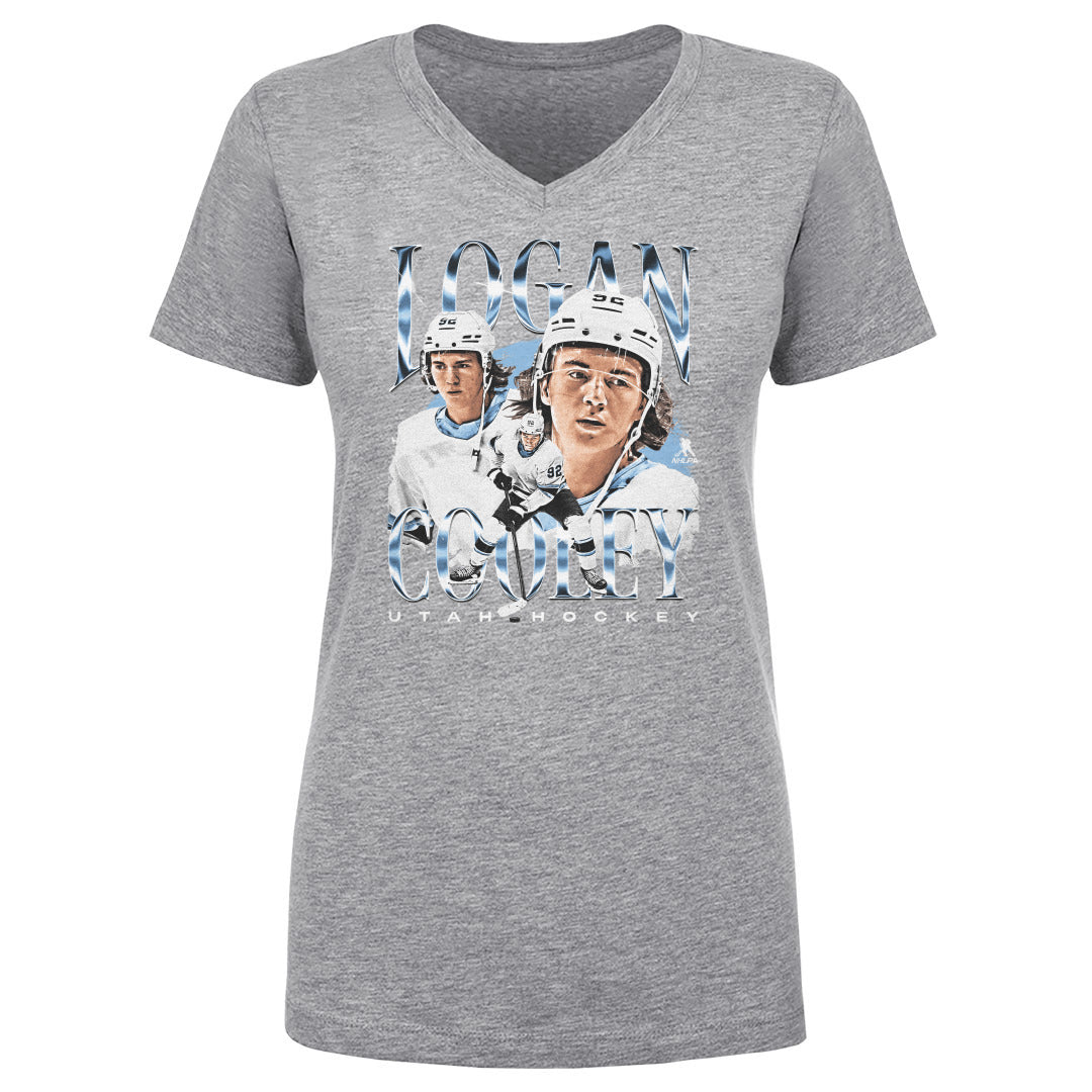 Logan Cooley Women's V-Neck T-Shirt | 500 LEVEL