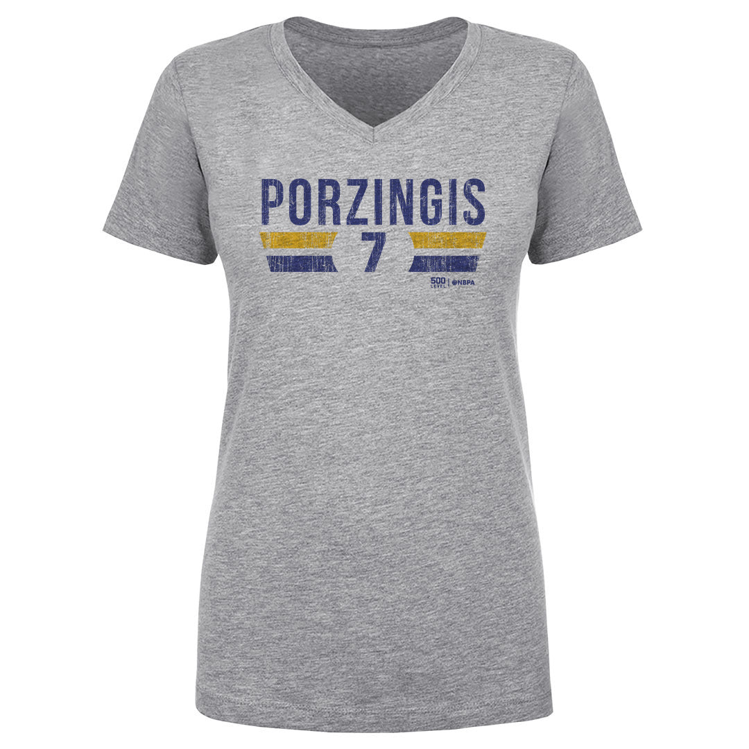 Kristaps Porzingis Women's V-Neck T-Shirt | 500 LEVEL