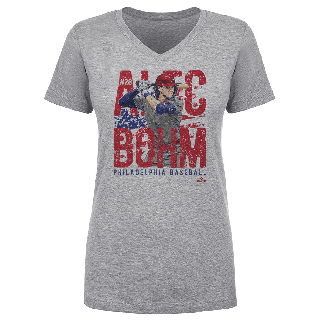 Alec Bohm Women's V-Neck T-Shirt | 500 LEVEL