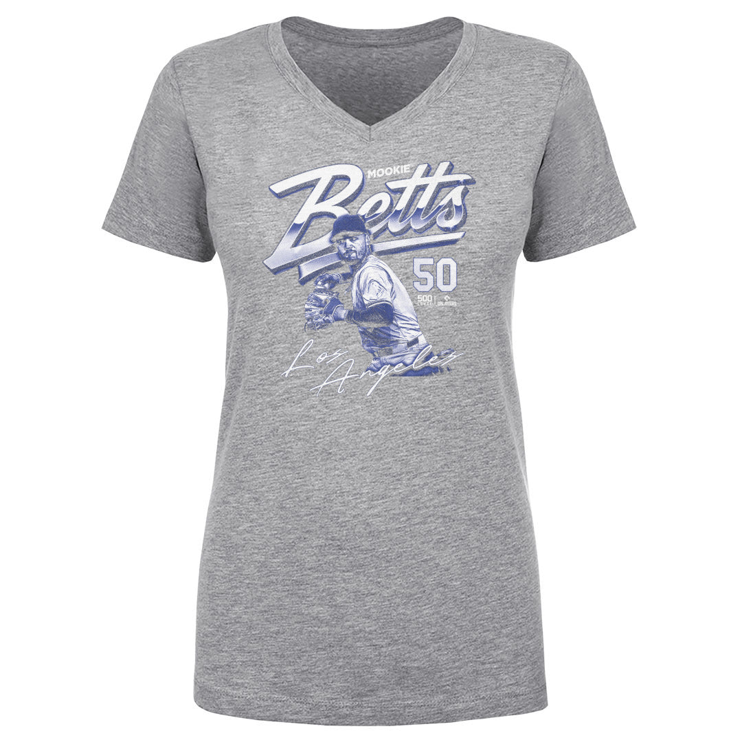 Mookie Betts Women's V-Neck T-Shirt | 500 LEVEL