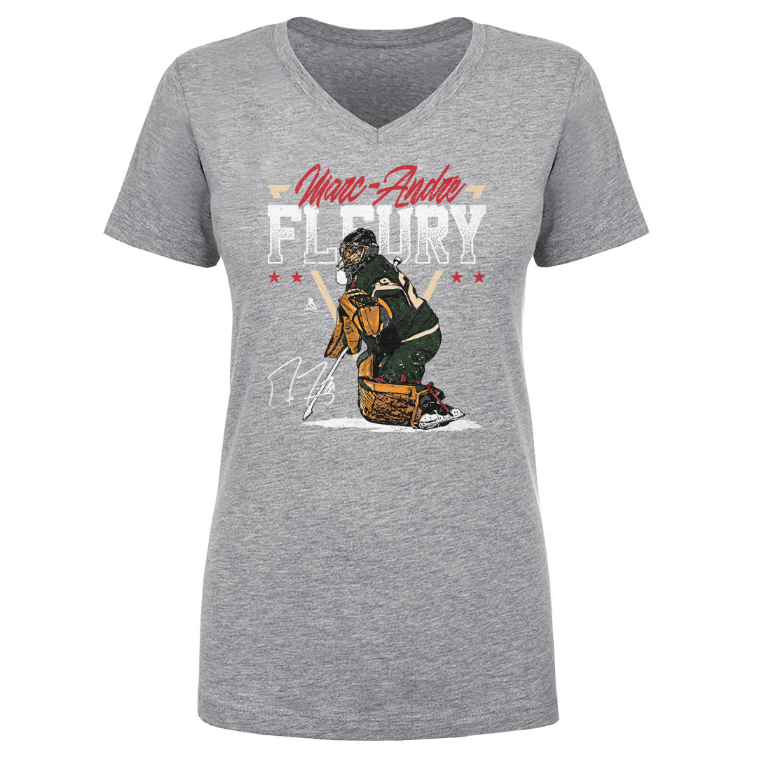 Marc-Andre Fleury Women's V-Neck T-Shirt | 500 LEVEL