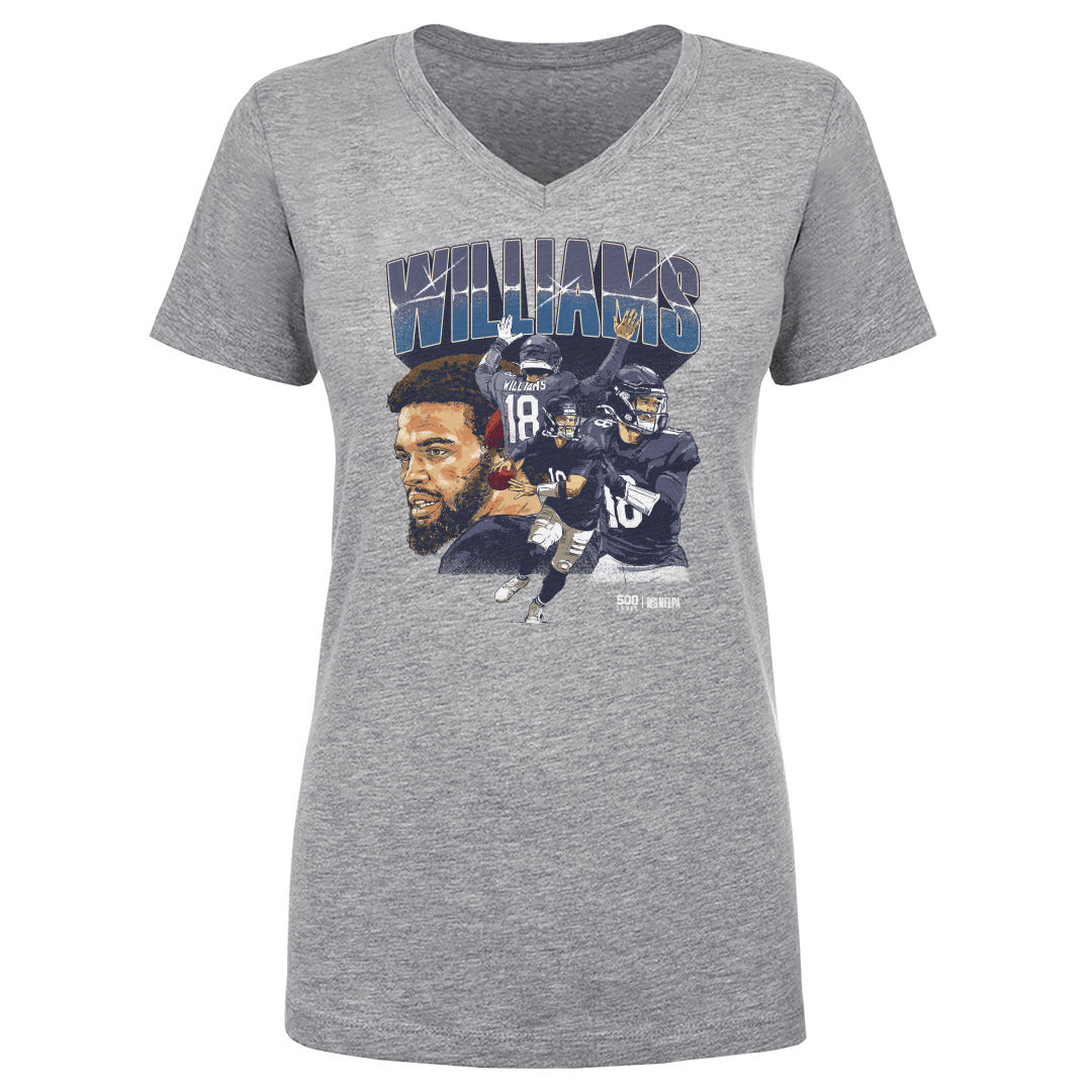 Caleb Williams Women's V-Neck T-Shirt | 500 LEVEL