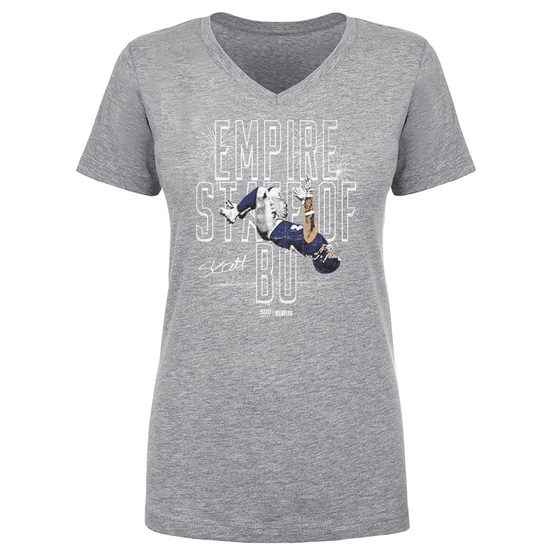 Cam Skattebo Women's V-Neck T-Shirt | 500 LEVEL