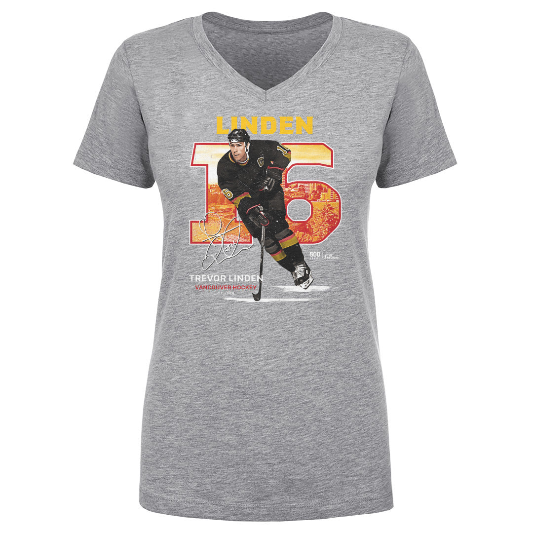 Trevor Linden Women's V-Neck T-Shirt | 500 LEVEL