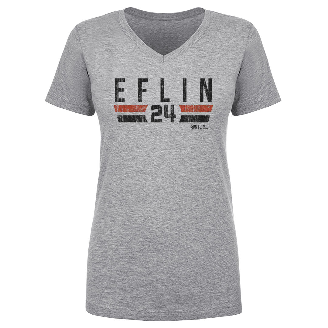 Zach Eflin Women's V-Neck T-Shirt | 500 LEVEL
