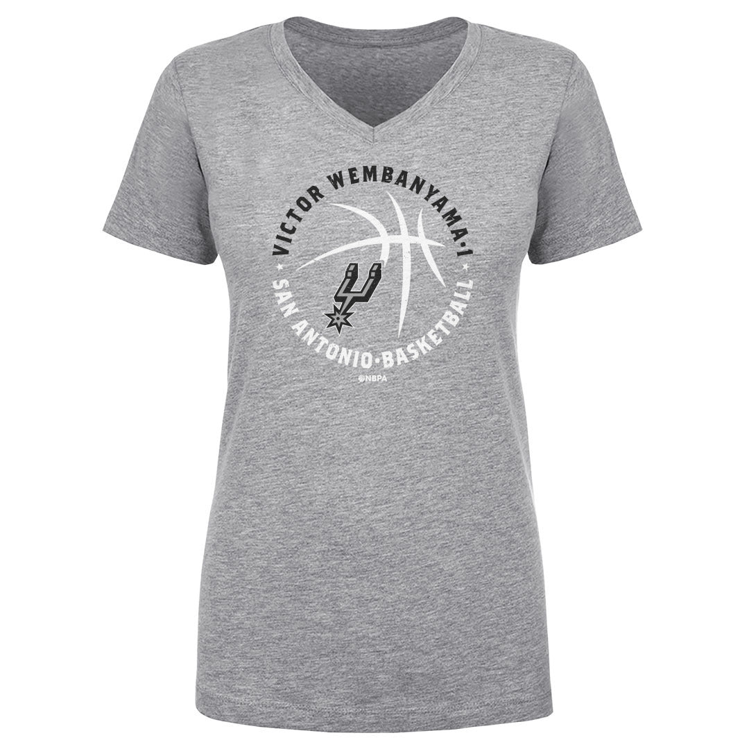 Victor Wembanyama Women's V-Neck T-Shirt | 500 LEVEL
