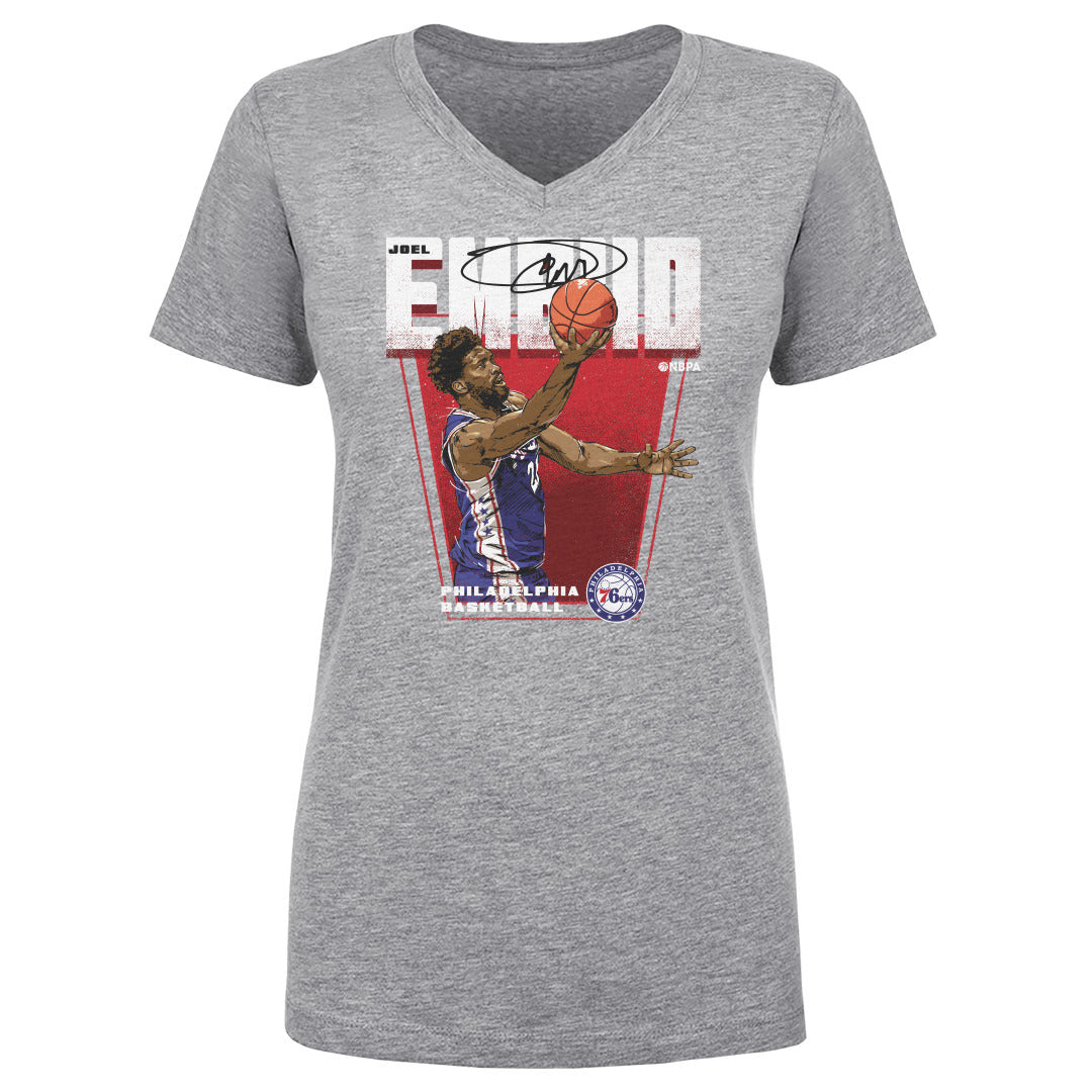 Joel Embiid Women's V-Neck T-Shirt | 500 LEVEL