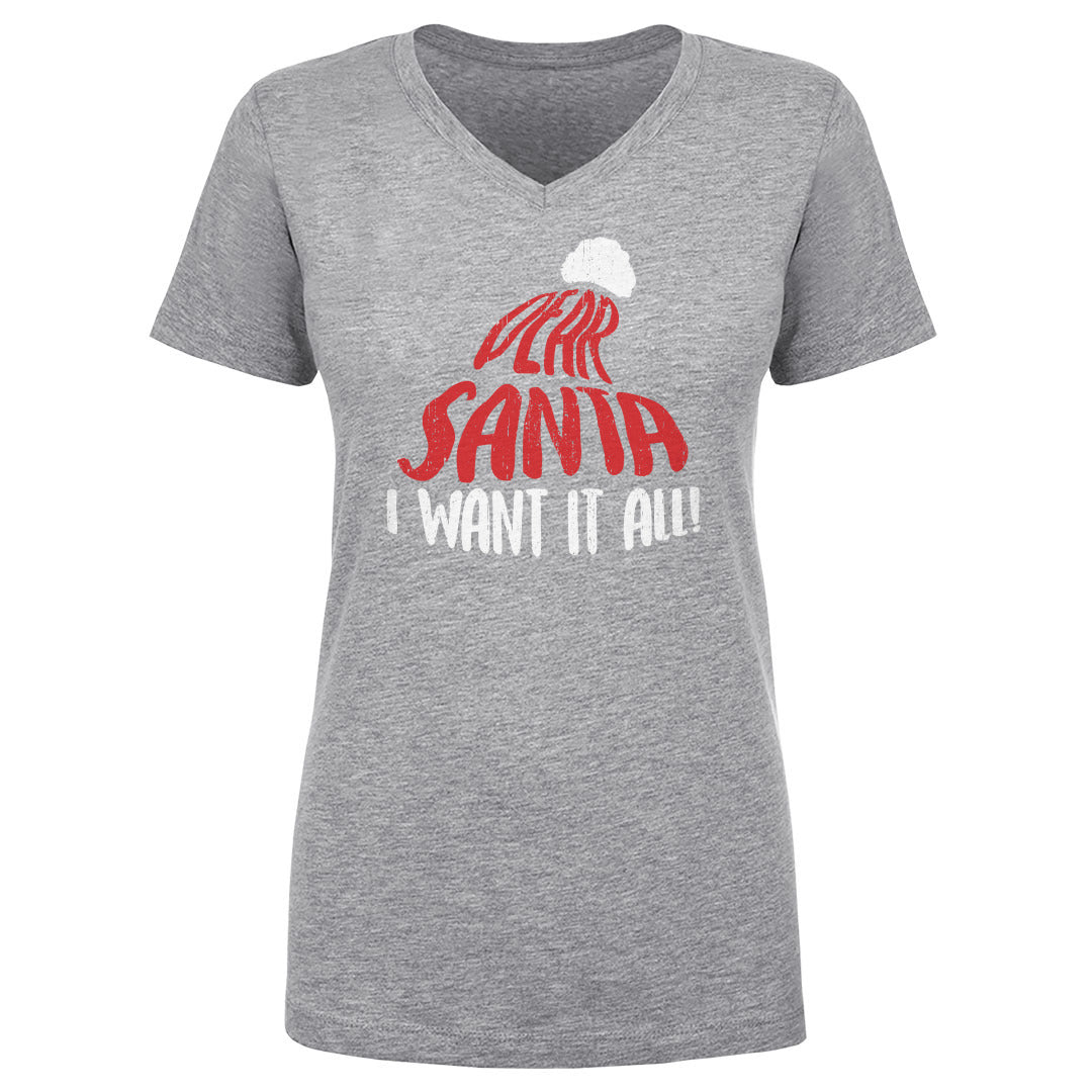 Christmas Women's V-Neck T-Shirt | 500 LEVEL