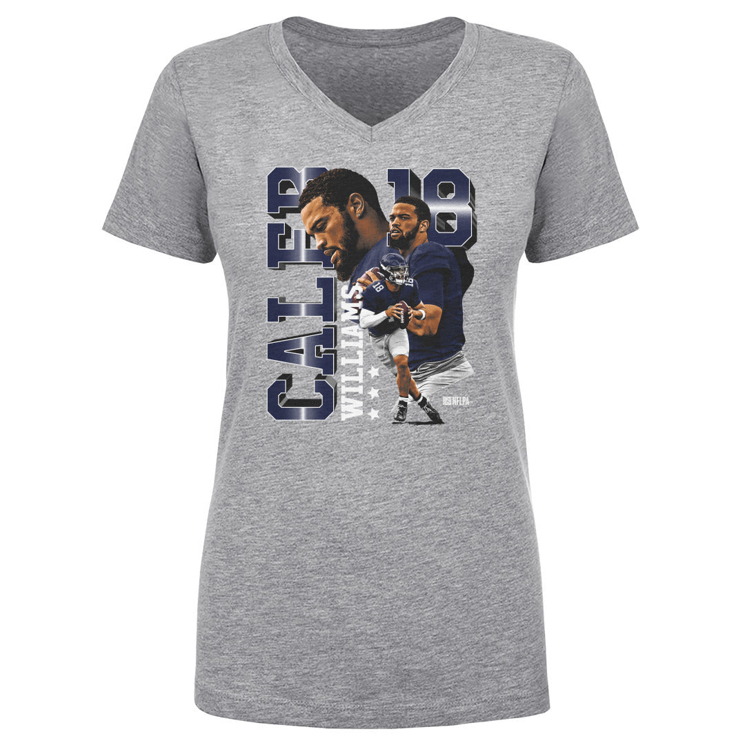 Caleb Williams Women's V-Neck T-Shirt | 500 LEVEL
