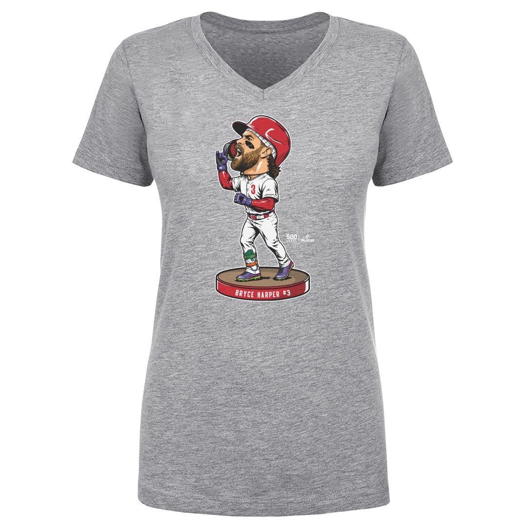 Bryce Harper Women's V-Neck T-Shirt | 500 LEVEL