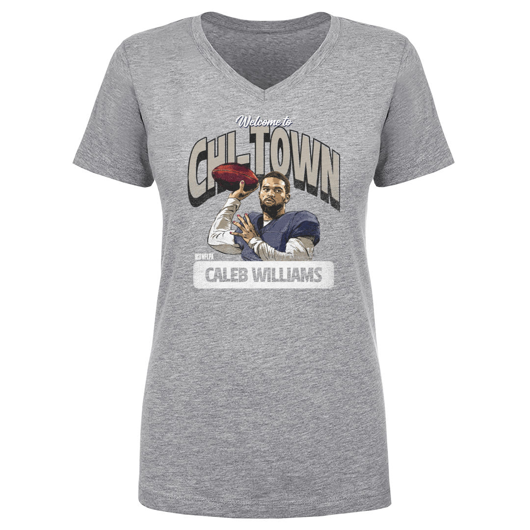 Caleb Williams Women's V-Neck T-Shirt | 500 LEVEL