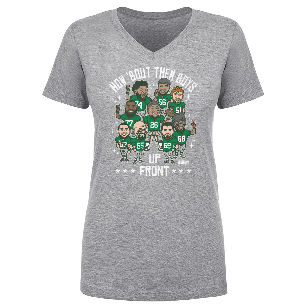 Saquon Barkley Women's V-Neck T-Shirt | 500 LEVEL