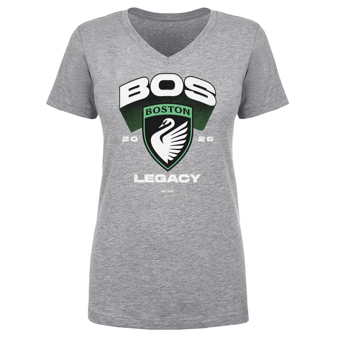 Boston Legacy FC Women's V-Neck T-Shirt | 500 LEVEL