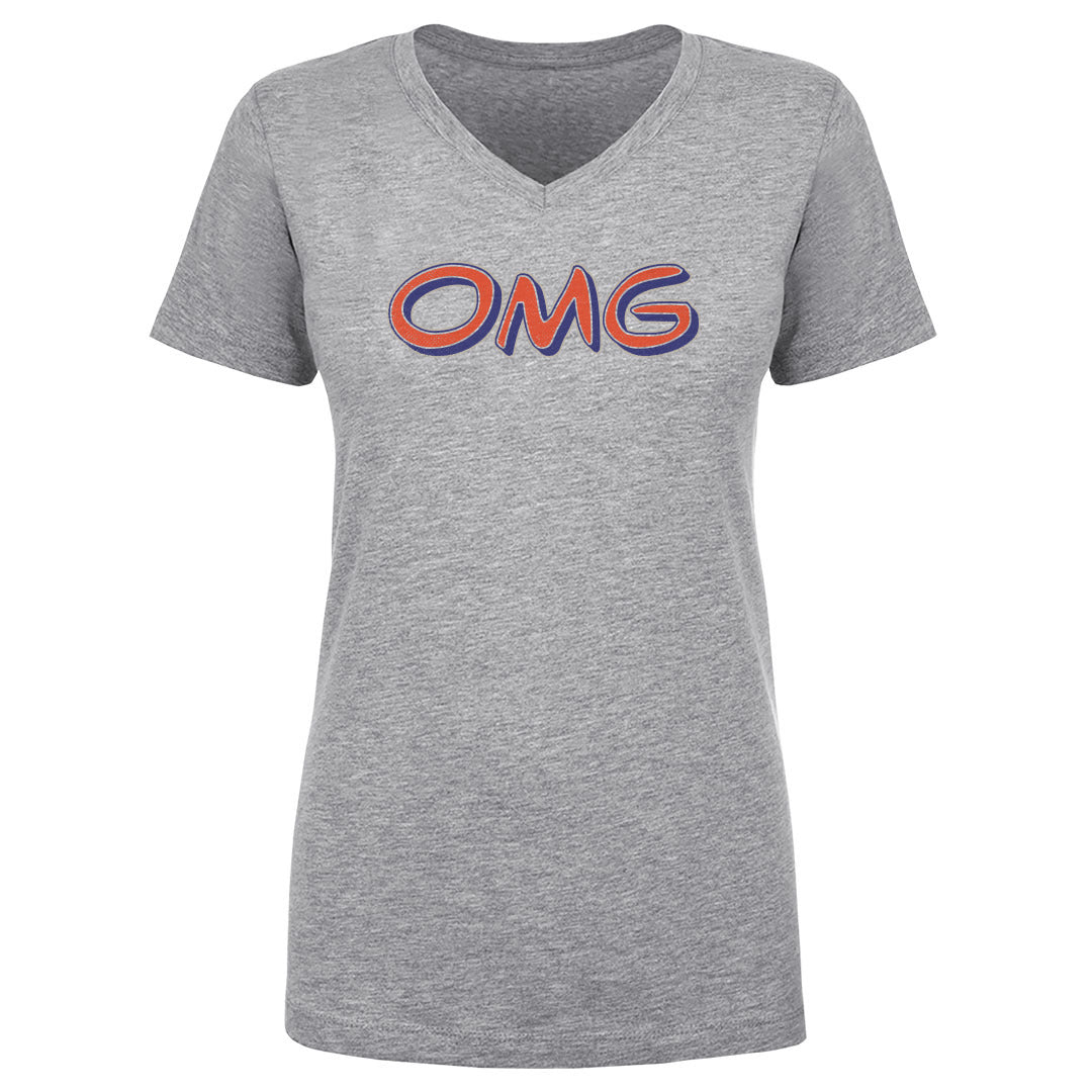 New York M Baseball Women's V-Neck T-Shirt | 500 LEVEL