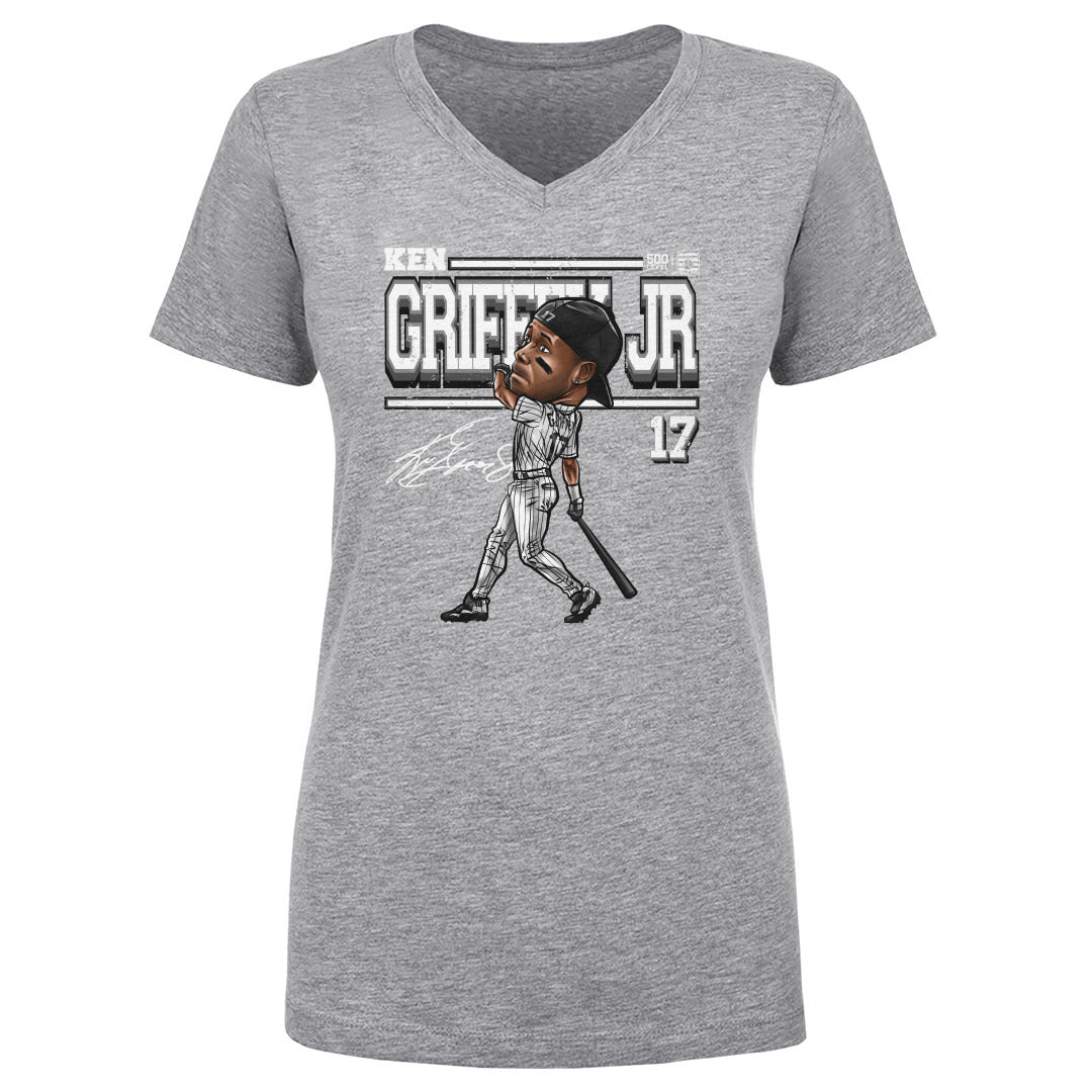 Ken Griffey Jr. Women's V-Neck T-Shirt | 500 LEVEL