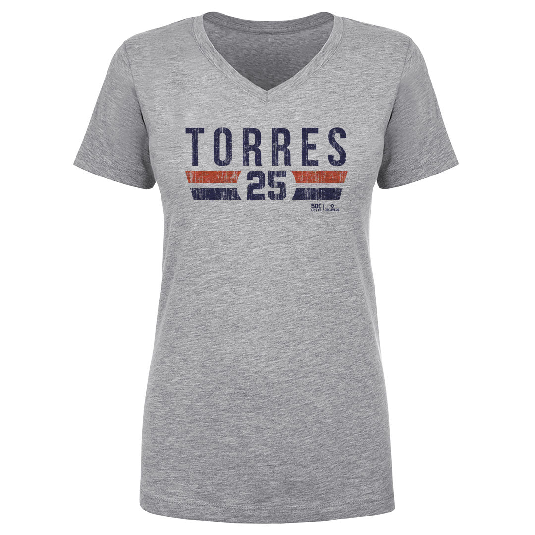Gleyber Torres Women's V-Neck T-Shirt | 500 LEVEL