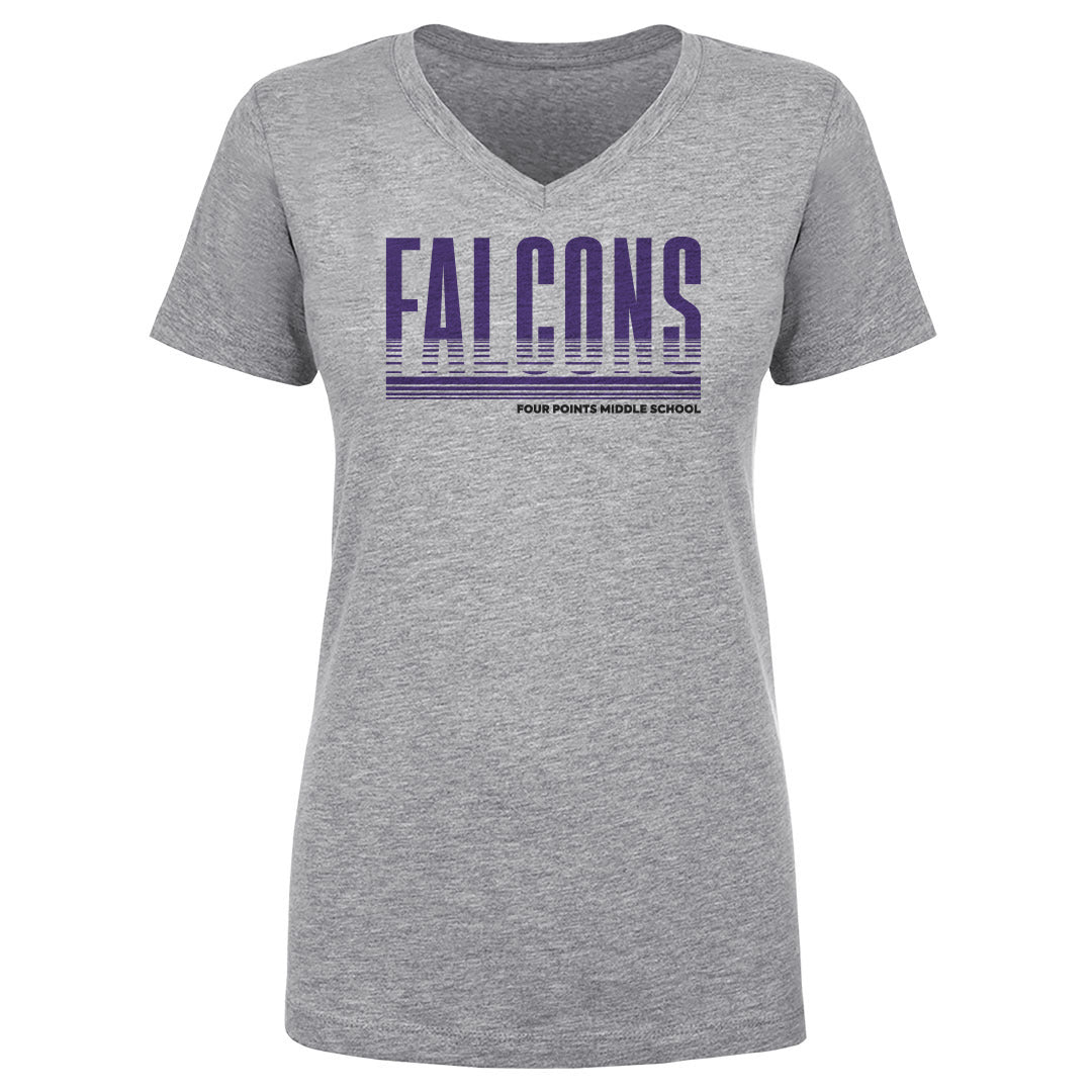 Crown Trio Women's V-Neck T-Shirt | 500 LEVEL