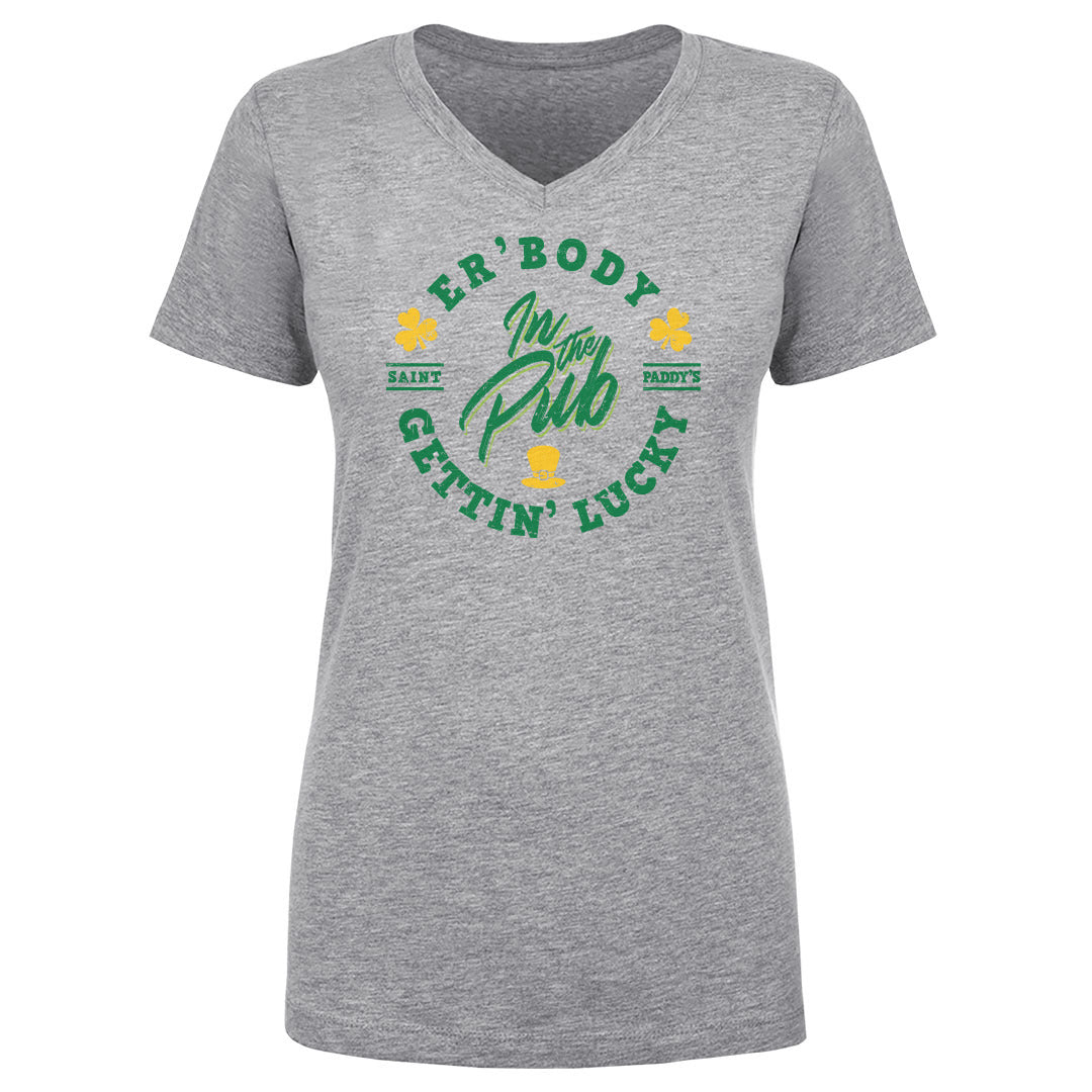St. Patrick's Day Women's V-Neck T-Shirt | 500 LEVEL
