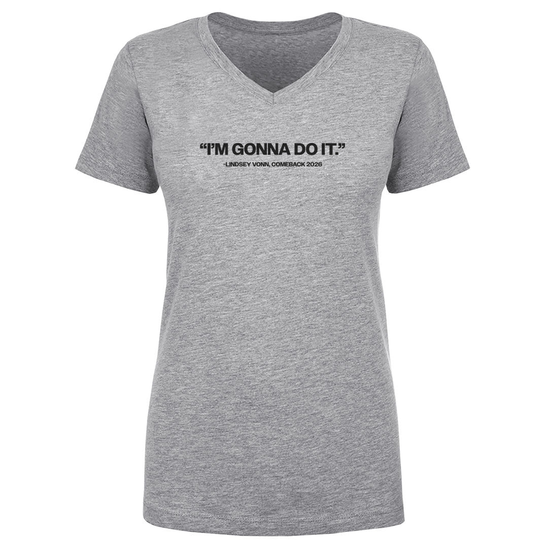 Lindsey Vonn Women's V-Neck T-Shirt | 500 LEVEL