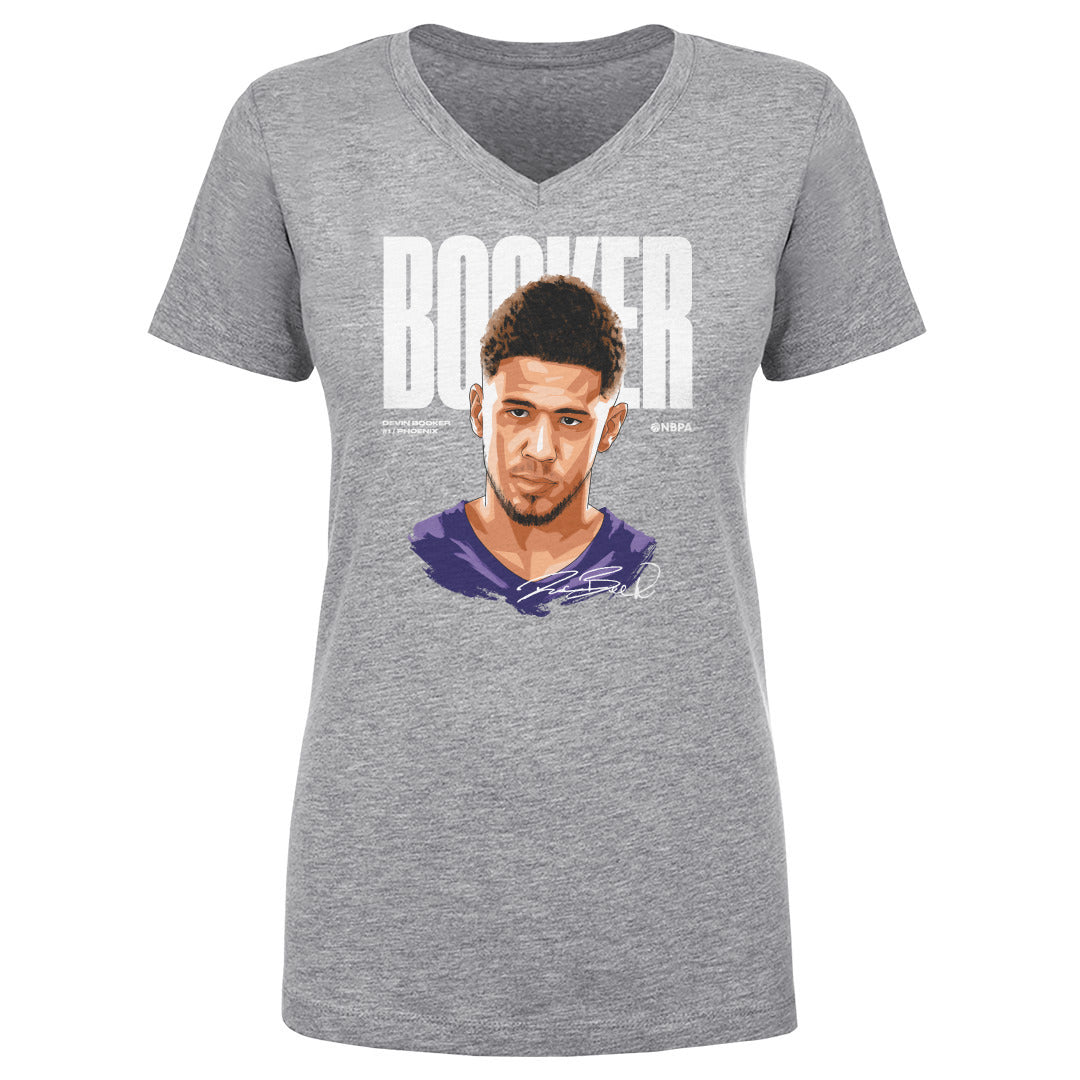 Devin Booker Women's V-Neck T-Shirt | 500 LEVEL