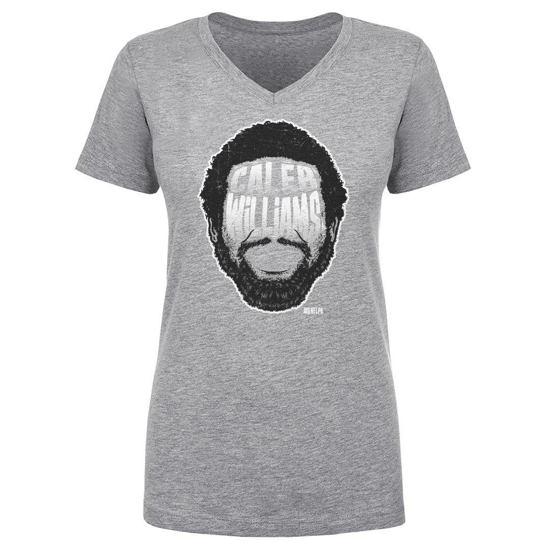 Caleb Williams Women's V-Neck T-Shirt | 500 LEVEL