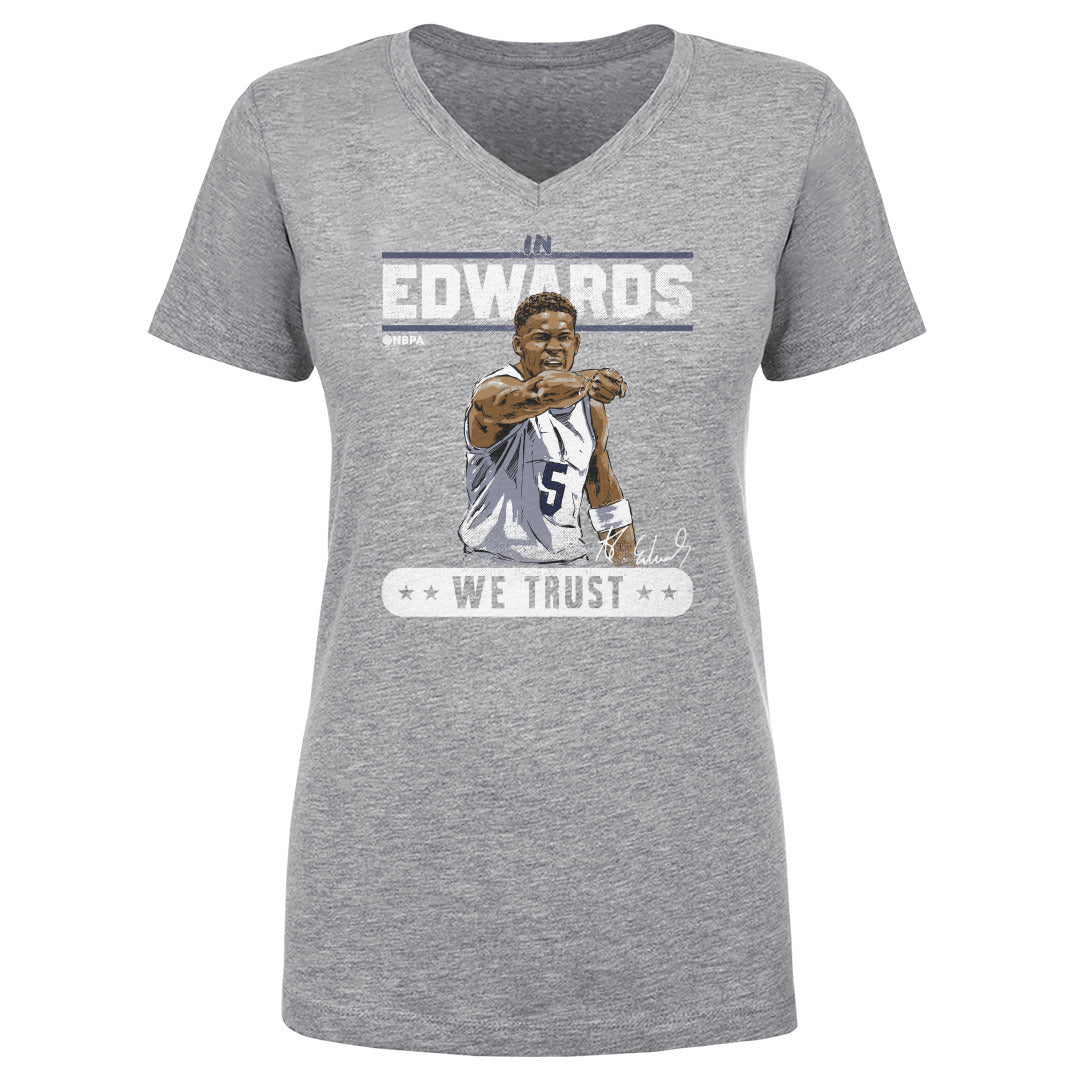 Anthony Edwards Women's V-Neck T-Shirt | 500 LEVEL