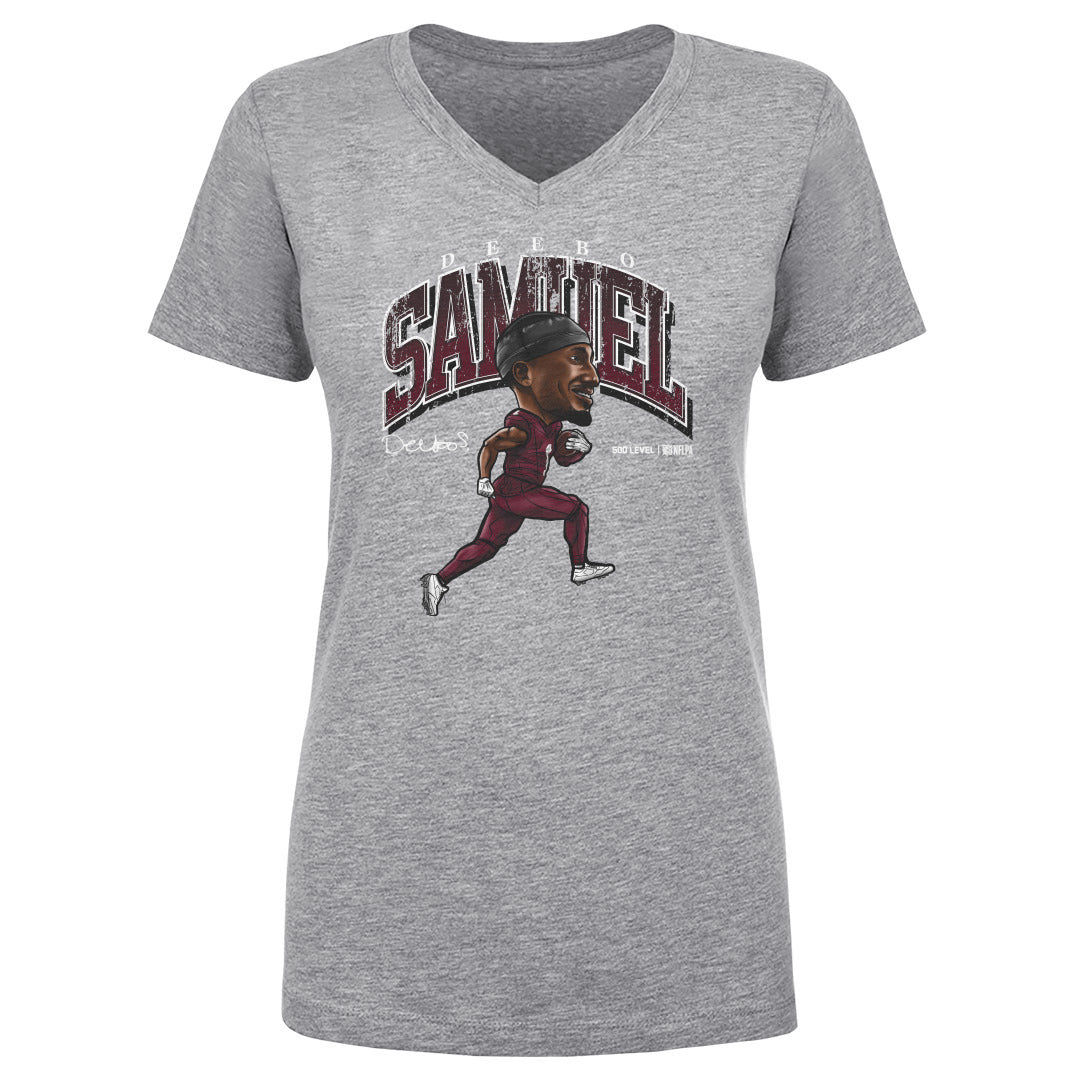 Deebo Samuel Women's V-Neck T-Shirt | 500 LEVEL