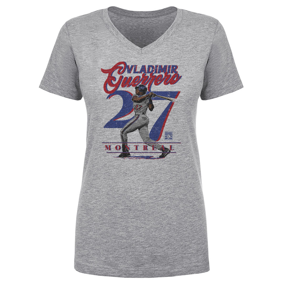 Vladimir Guerrero Women's V-Neck T-Shirt | 500 LEVEL