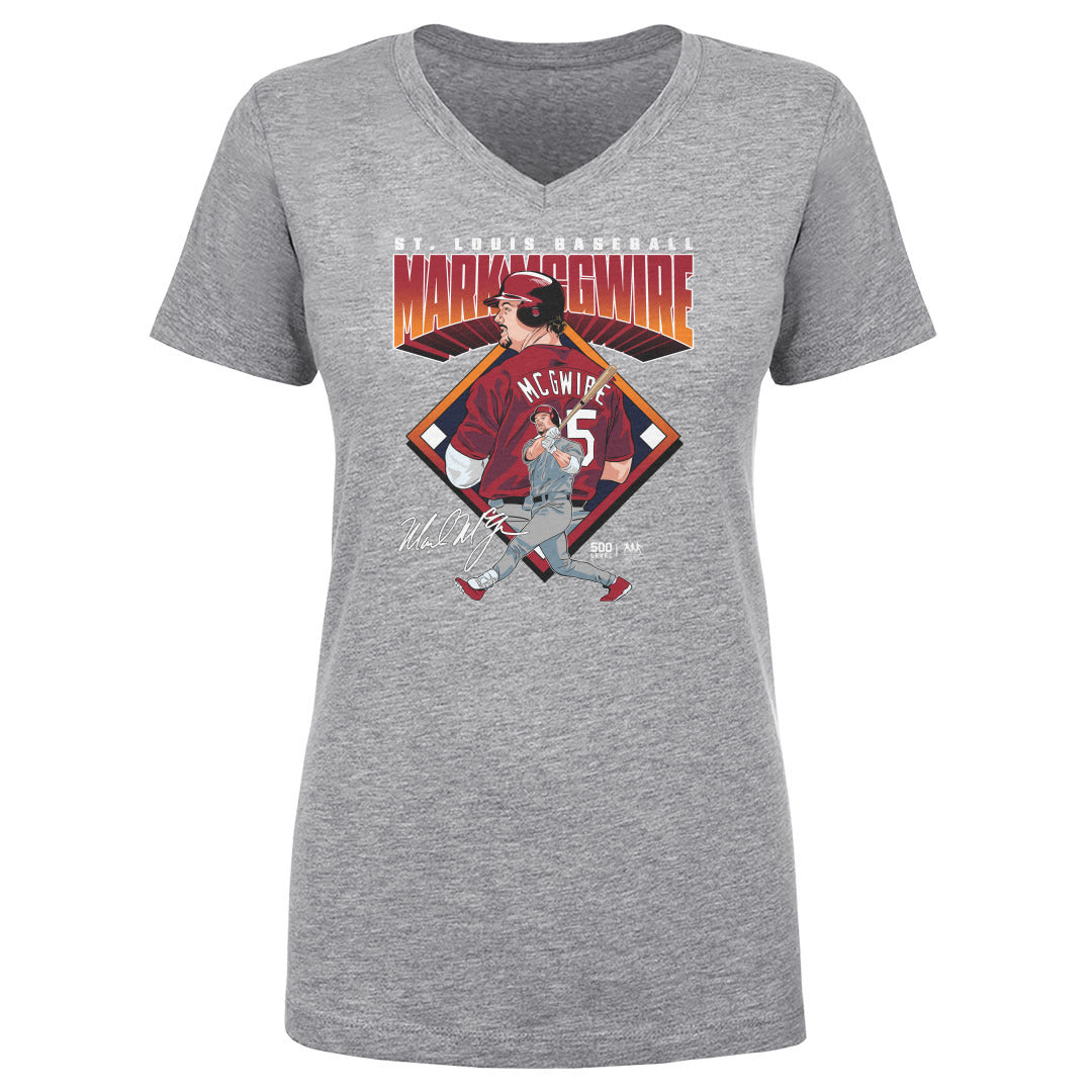 Mark McGwire Women's V-Neck T-Shirt | 500 LEVEL
