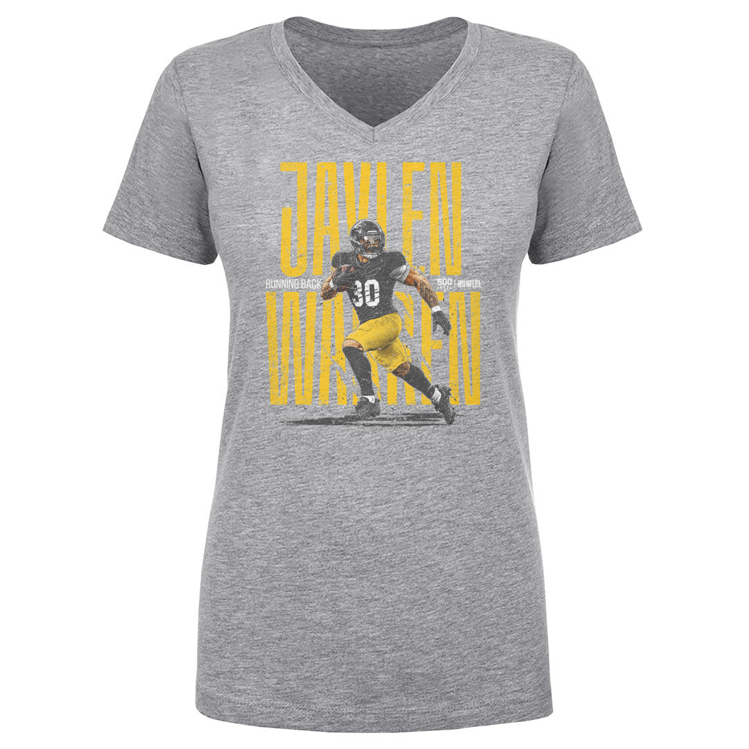Jaylen Warren Women's V-Neck T-Shirt | 500 LEVEL
