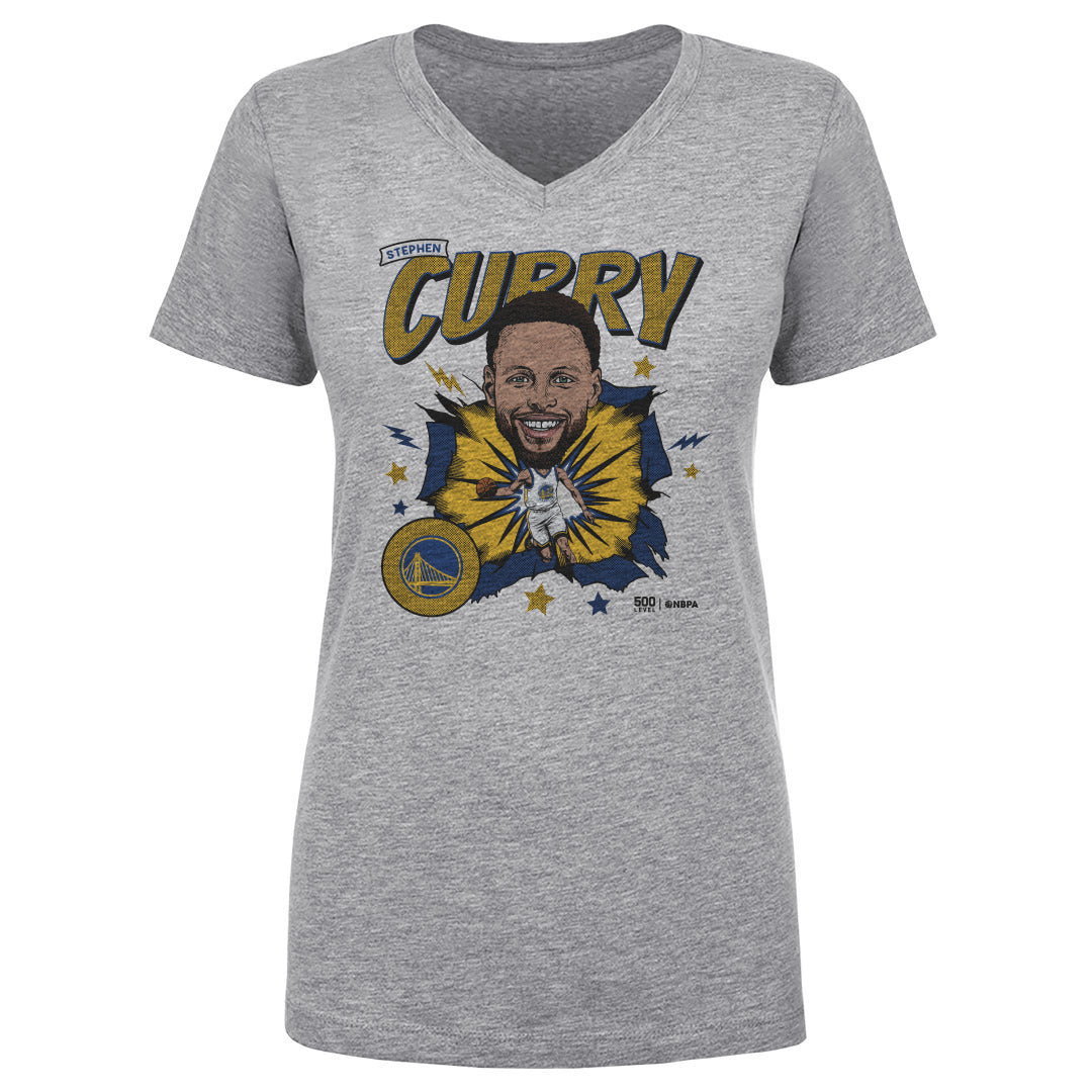 Steph Curry Women's V-Neck T-Shirt | 500 LEVEL