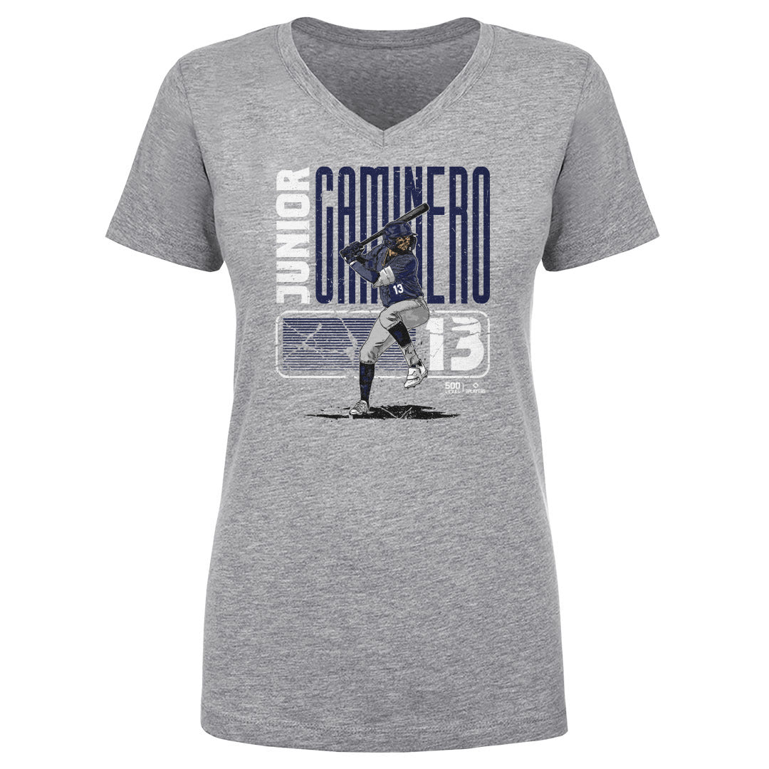 Junior Caminero Women's V-Neck T-Shirt | 500 LEVEL