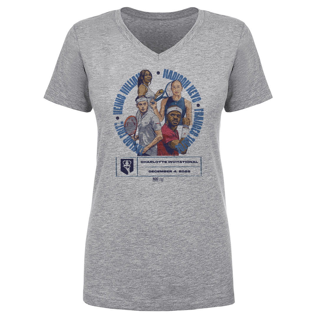 Charlotte Invitational Women's V-Neck T-Shirt | 500 LEVEL