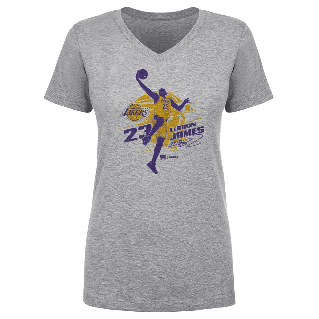 LeBron James Women's V-Neck T-Shirt | 500 LEVEL