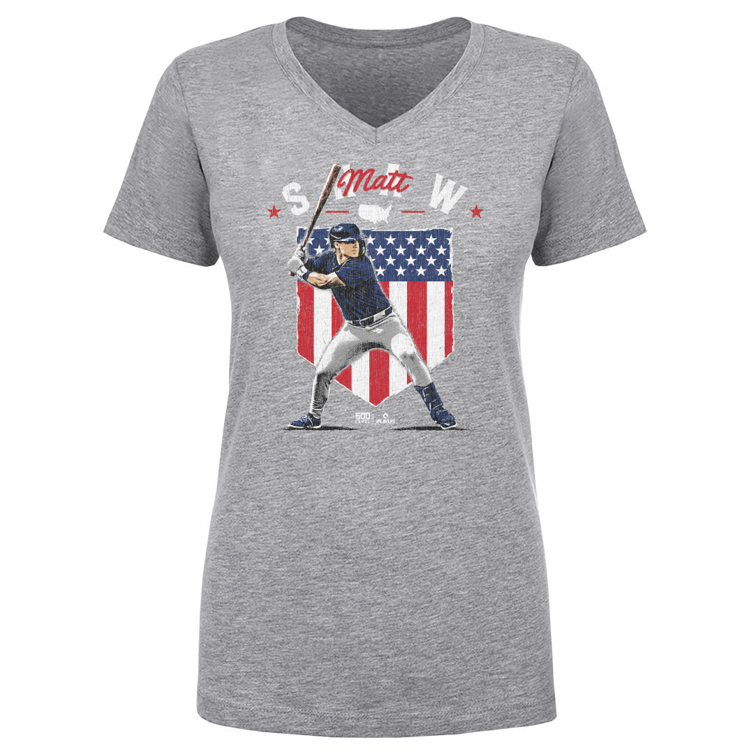 Matt Shaw Women's V-Neck T-Shirt | 500 LEVEL